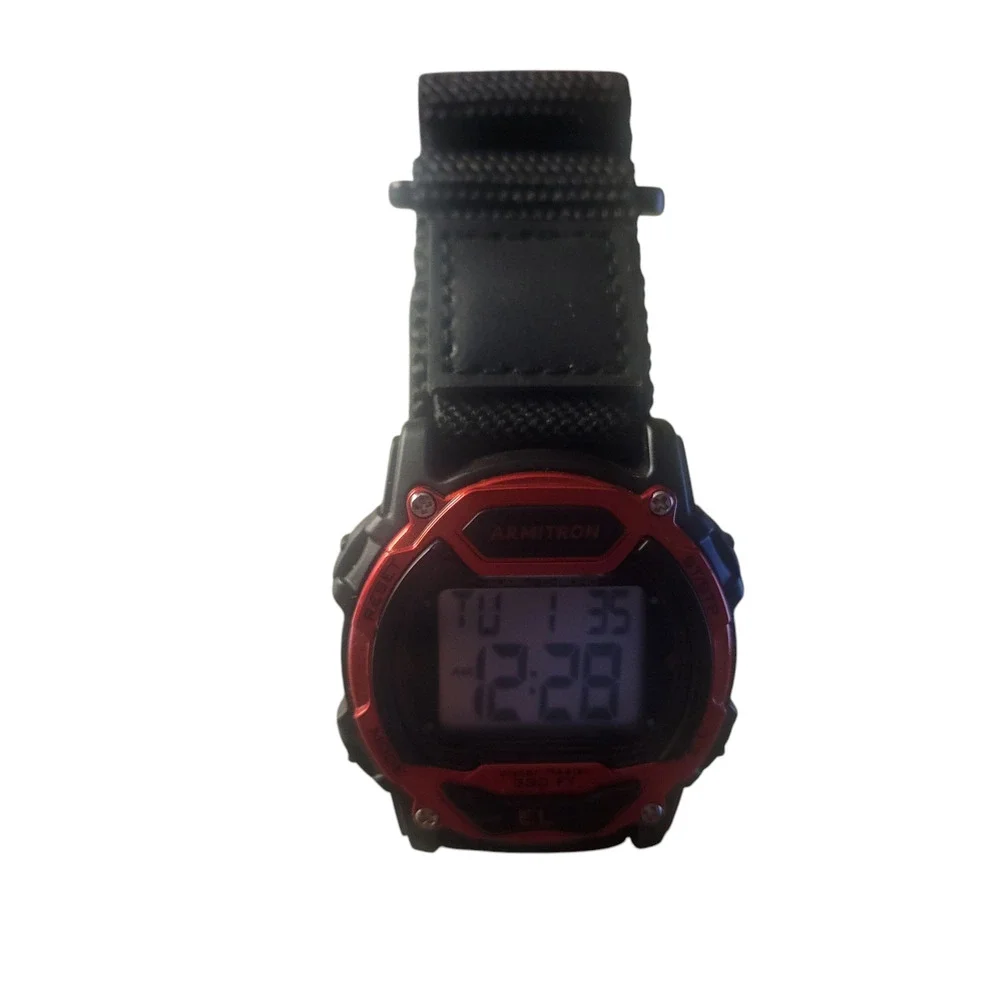 Armitron‎ Sport Digital Chronograph Unisex Red face  Great workout watch